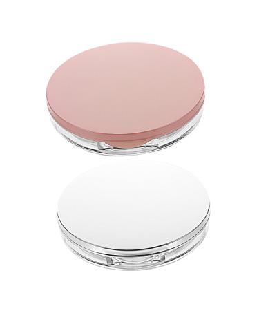 Beavorty 6 Pcs Powder Box Empty Box Shampoo Travel Makeup Case Makeup Powder Case Clamshell Ultra Thin Blush 7.5x7.5cmx3pcs As Shownx3pcs