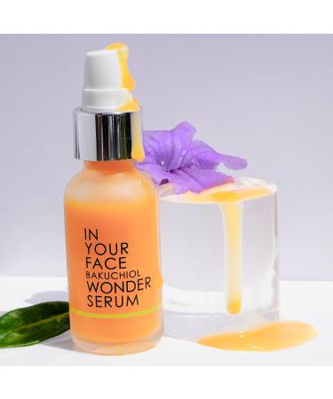 Buy In Your Face Bakuchiol Wonder Serum | Hydrate Lift & Rejuvenate Skin | 1 oz | International Shipping Available - Buy Online on GoSupps.com