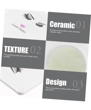 POPETPOP Beauty Tools 1pc Eyelash Grafting Board Lash Extension Pad Holder Lash Stands Forehead Lash Extension Cushion Eyelash Tool Lash Glue Gasket Acrylic White Accessories - Buy Online on GoSupps.com