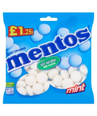 Mentos Chewy Dragees Mint Flavour 12 x 135g PMP