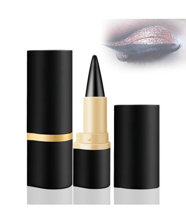 kaiyaya 2 pieces eyeliner waterproof matte quickdrying matte eyeliner pen gel black drying and smudgeproof kajal marker pencil for daily longlasting eye makeup black