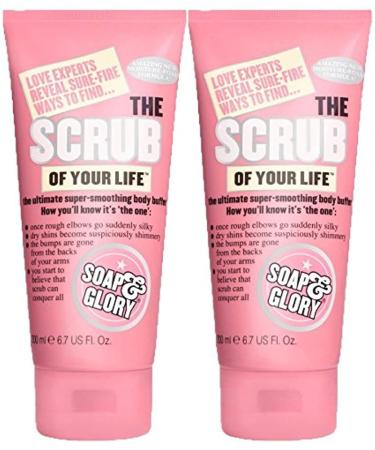 Soap And Glory The Scrub Of Your Life Body Buffer 200ml - Pack Of 2