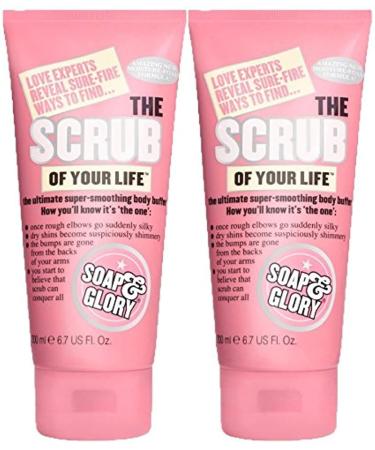 Soap And Glory The Scrub Of Your Life Body Buffer 200ml - Pack Of 2