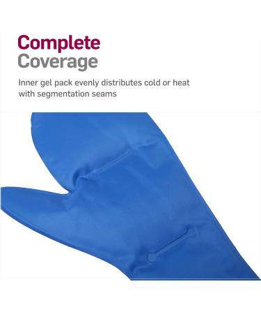 NatraCure Small/Medium Cold Therapy Mittens for Hand Pain Relief - Ideal for Arthritis, Neuropathy, Chemotherapy - Soothing Relief for Aching Hands - Buy Online on GoSupps.com