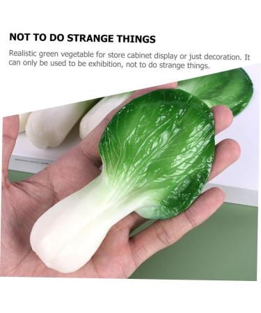 OUNONA 2pcs Little Cabbage Model Little Cabbage Props Simulation Vegetables Artificial Lettuce Simulation Food Model Decor Models Restaurant Display Prop Pvc Ingredients Chinese Cabbage - Buy Online on GoSupps.com