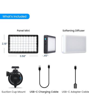 Lume Cube Video Conference Lighting Kit | Remote Working Lighting Accessory | Adjustable Brightness & Color Temperature | Laptop Mount Included - Buy Online on GoSupps.com