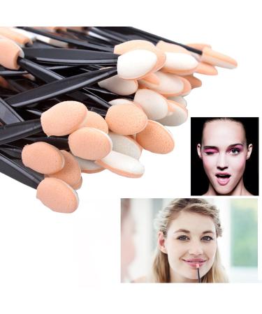 Jaciya 200Pcs Disposable Dual-Sided Lip, Eyelash, Eyeshadow, and Eyeliner Brushes - Makeup Applicator Tool - Buy Online on GoSupps.com