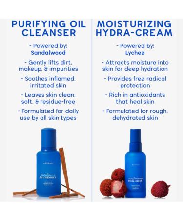 AAVRANI Everyday Nourishing Duo - Purifying Oil Cleanser & Moisturizing Hydra-Cream for Hydrated Skin | International Shipping Available - Buy Online on GoSupps.com