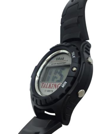 Visionu Nergo Talking Watch for Blind & Visually Impaired - Ideal Gift for Children & Seniors - Black Electronic Sports Watch - Buy Online on GoSupps.com