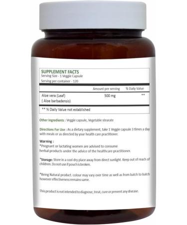 HERBAL HILLS Karela Bitter Melon Capsule and Aloe Vera Capsules Each 120 Count Combo (Pack of 2) - Buy Online on GoSupps.com