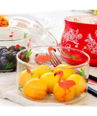 Bowl Ceramic Bowl Glass Bowl Transparent with lid Fruit Bowl Dessert Salad Bowl Home Soup Bowl Creative Heat Cereal Bowl Restaurant Kitchen - Buy Online on GoSupps.com