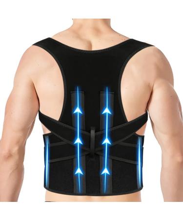 Back Brace Posture Corrector for Women and Men  Back Straightener Posture Corrector  Fully Adjustable Breathable Back Straightener  Improve Back Posture and Provide Lumbar Support XL(37-41 Inch)