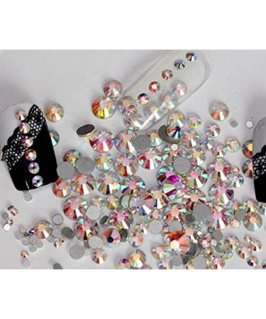 Jollin Glue Fix Crystal Flatback Rhinestones Glass Diamantes Gems for Nail  Art Crafts Decorations Clothes Shoe on OnBuy