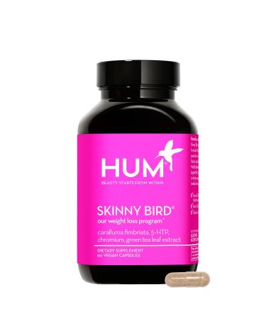 HUM Skinny Bird - Appetite Suppressor - Caralluma Fimbriata, Chromium, 5 HTP + Green Tea Extract Appetite Suppressant for Women (90 Capsules)