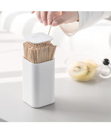 YOUNAFEN Modern Bamboo Toothpick Storage Bottle | Stylish Dental Floss Picks for Practical Use - Eco-Friendly & Functional - Buy Online on GoSupps.com