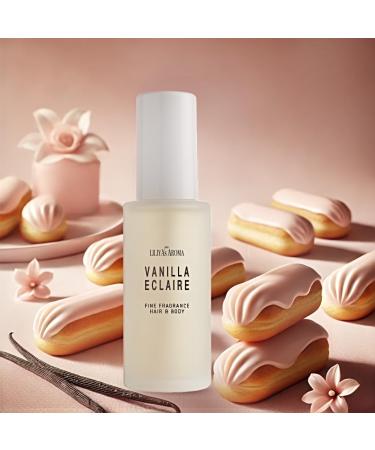Liliya's Aroma Vanilla-Eclaire Hair Fragrance Mist for Women & Men | Vanilla Spray Travel Size 1.7 Fl Oz Vanilla Eclaire - Buy Online on GoSupps.com
