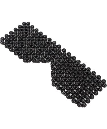 Ververt Touch Jadestone Eyebinde - Premium Eye Massage Tool for Sleep Reduces Edema & Relieves Eye Fatigue - Black - Buy Online on GoSupps.com