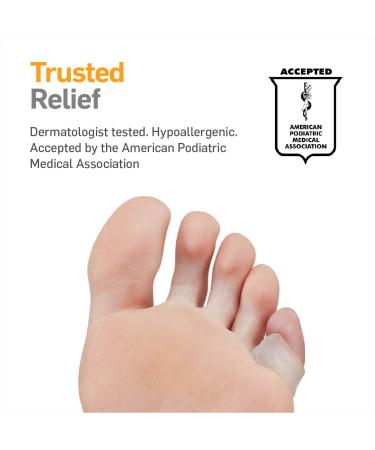 NatraCure Gel Toe Separators Variety Pack with Loops - Small, Medium, Large Sizes - Toe Spacers for Pain Relief - Buy Online on GoSupps.com