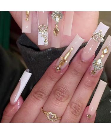 YOSOMK Nail Charms: 30PCS 3D Iridescent Diamonds Rhinestones for Women's Acrylic Nail Art - Buy Online on GoSupps.com