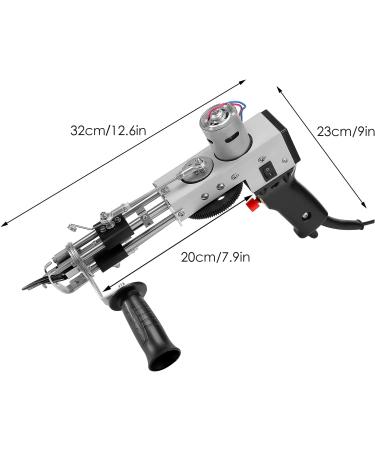 FancyBant Electric Tufting Gun for Cut Pile Rugs | Handheld Carpet Maker Machine for Weaving Various Patterns - Dark Black - Buy Online on GoSupps.com