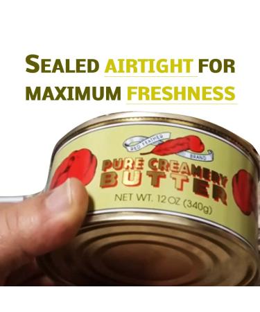 Red Feather Canned Butter from New Zealand - 24 Pack Bundle for Emergency Survival Kit - Buy Online on GoSupps.com