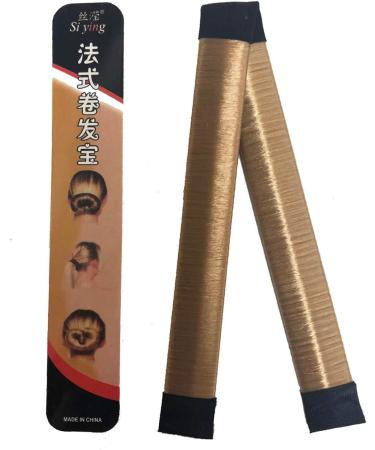 Magic Hair Bun Donut Maker - Easy French Twist Hairstyle DIY Bands (Golden Blonde) - Buy Online on GoSupps.com