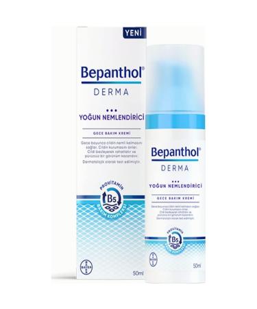 Bepanthol Derma Intensive Moisturizing-Night Face Care Cream-50 ml