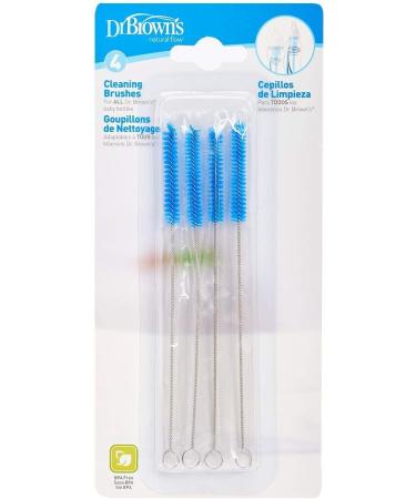 Dr. Brown's Natural Flow Cleaning Brush - Assorted Colors (4-Pack) | Easy Cleaning Solution - Buy Online on GoSupps.com