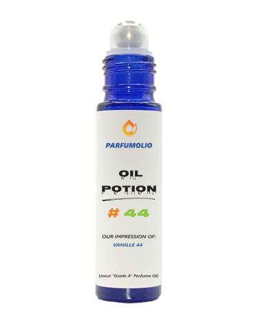 Oil Potion # 44 Inspired by Vanille 44 Unisex Uncut Grade A Fragrance Body Oil Dupe Concentrated Long Lasting Roll-On 10ml / 0.33 oz