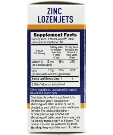 Superior Source Zinc Lozenjets - 60 Quick Dissolve Tablets - Buy Online on GoSupps.com