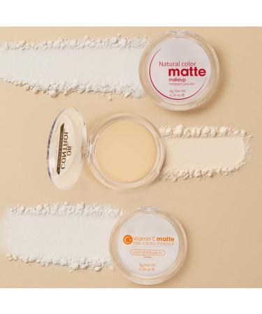 LOPHE Compact powder makeup oilabsorbing light compact powder mattifying and longlasting even complexion 8 g D Powder Makeup 8g D - Buy Online on GoSupps.com