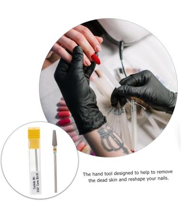 Beavorty Remove Dead Skin nails drill bits manicure drill bits nail grinding head nail drill bits set Tungsten steel Polish Nail medium Yellow - Buy Online on GoSupps.com