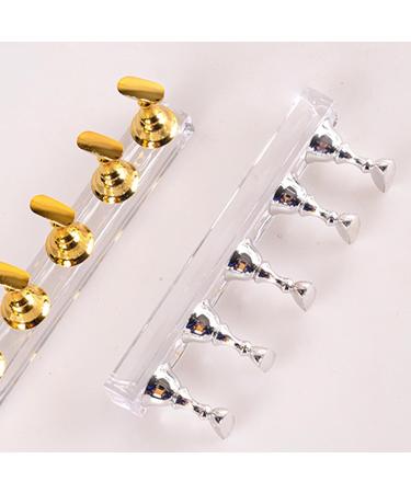 Nail Tips Practice Holder Fingernails Display Stand Holder for Nail Tips Practice Nail Display Stand Press On Nails Holder Nail Practice Stand Nail Stand for Press On Nails Display Silver - Buy Online on GoSupps.com