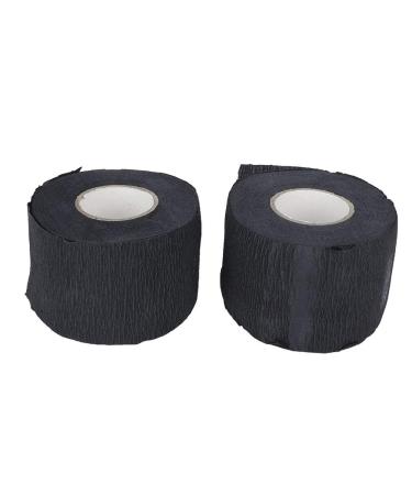 2 rouleaux papier de coiffeur professionnel usage unique bandes de cou cou de papier extensible couvrant pour salon de coiffure coiffure