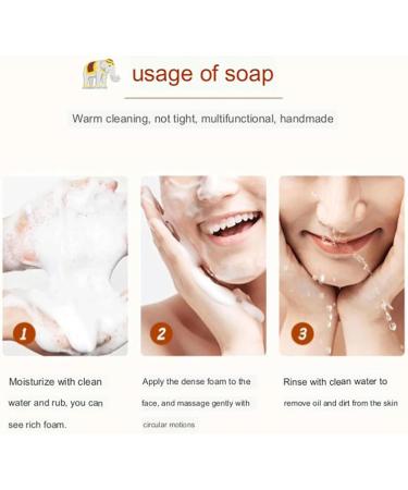6 Natural Rice Milk Soaps Thai Handmade Rice Soap Whitening Rice Soap with Rice Extract Deep Cleansing and Moisturizing Soap for Skin Whitening - Buy Online on GoSupps.com