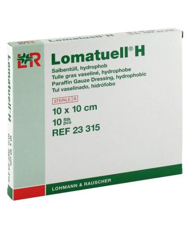 Lomatuell H 23315 dressings 10 cm x 10 cm (pack of 10)