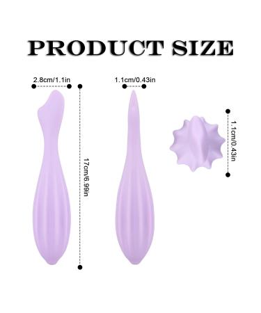 Face Massage Scooter - Silicone Facial Device for Body & Face Contouring Skin Care Tool to Reduce Tiredness for Women - Purple - Buy Online on GoSupps.com