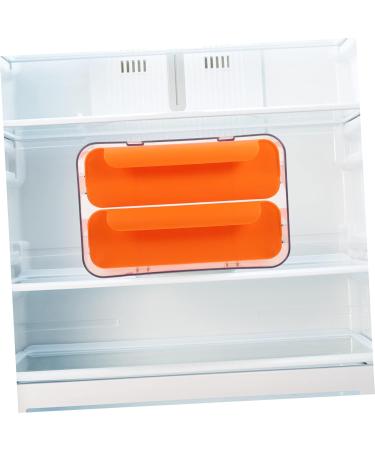 Angoily Egg Storage Box Portable Fridge Refrigerator Egg Case Egg Bin Double Layer Crisper Plastic re-usable Orange 23.5x21.5cm - Buy Online on GoSupps.com