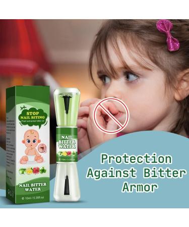 Nail Biting & Thumb Sucking Treatment for Kids | Safe & Natural with Plant Extract | Bitter Taste Formula for Healthy Nail Care - Buy Online on GoSupps.com