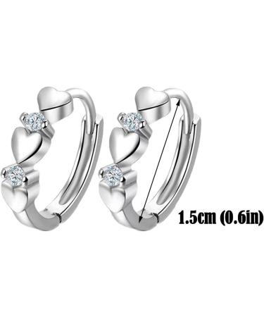 GUANLI Cute Heart Weight Loss Magnetic Slimming Earrings Body Ear Studs Slim Patch Acupoints Jewelry GIF Health Relaxation S5R6 Massage - Buy Online on GoSupps.com