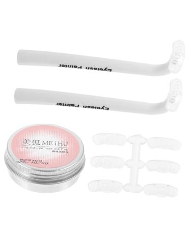 BELLIFFY 1 Set Eye Makeup Aid Makeup Tool Makeup Supplies Eyelash Stencils Reusable Lower Eyelashes Stamp for Makeup Reusable Lower Eyelashes Stamp Lower Eyelashes Stamps Eyelash Stamp