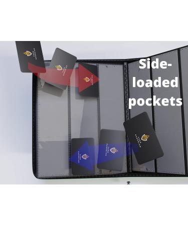 Card Guardian 9-Pocket Premium Zipper Binder for 360 Cards - Side Loading Pockets for TCG Games (Black) - Buy Online on GoSupps.com