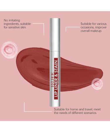 Pakivs 3Pcs Peel Off Lip Liner Long Lasting Tattoo Lip Pencil Waterproof Peel Off Matte Finish Lip Stain Highly Pigmented Lip Gloss - Buy Online on GoSupps.com