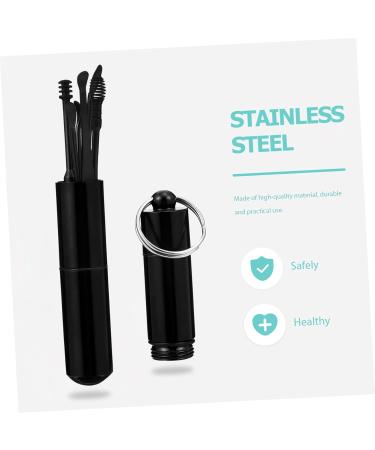 Portable Ear Wax Cleaning Kit - 1 Set Ear Pick Tool for Home Cleaning | Exquisite Ear Wax Pickers - Buy Online on GoSupps.com