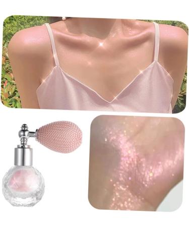 FOMIYES Glitter Eye Shadow 2pcs High Gloss Dusting Makeup Eyeshadow Highlighter Powder Spray for Body Flash Powder Diamond Miss 1 count (Pack of 1) Pinkx2pcs - Buy Online on GoSupps.com
