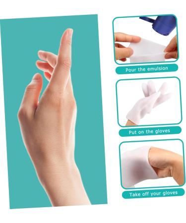 Beaupretty 1 Pair Moisturizing Gloves Moisturizing Gel Gloves Finger Gloves Mittens for Women Ladies Mittens Gloves Lotion Fingerless Gloves Hands Care Gloves at Night White Gloves Miss Sebs - Buy Online on GoSupps.com