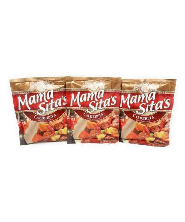 Mama Sitas Caldereta Spicy Sauce Mix 1.76oz (50g) 3 Pack Caldereta Spicy Sauce Mix 50 g (Pack of 3)