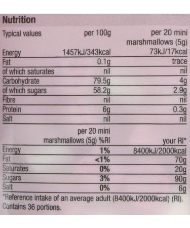 Morrisons Pink & White Mini Marsh Mallows 180g - Buy Online on GoSupps.com