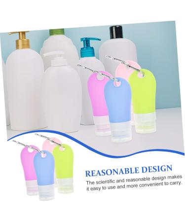 HAPINARY Aboard Buckle Bottling Refillable Bottle Makeup Liquid Containers Emulsion Bottle Empty Silicone Bottle Storage Bottle With Hole Dispenser Travel Silica Gel - Buy Online on GoSupps.com