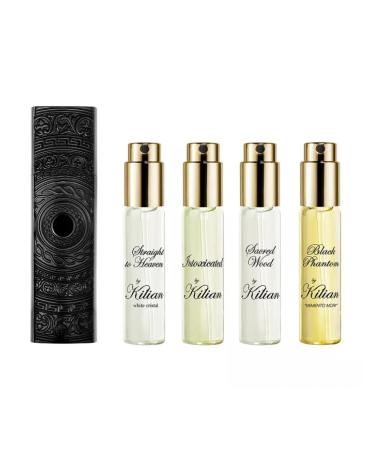 Kilian Limited Edition The Woody Cellars Discovery Set Eau De Parfum - Travel Set - Straight to Heaven white cristal/Intoxicated/Sacred Wood/Black Phantom Memento Mori - Buy Online on GoSupps.com